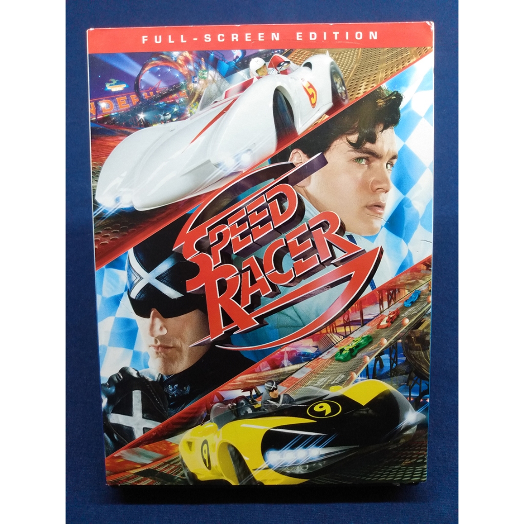 DVD Speed Racer IMPORTADO EUA - FULLSCREEN C/ Extras e Luva em perfeito estado - NÃO POSSUI IDIOMA PT-BR - Warner Bros