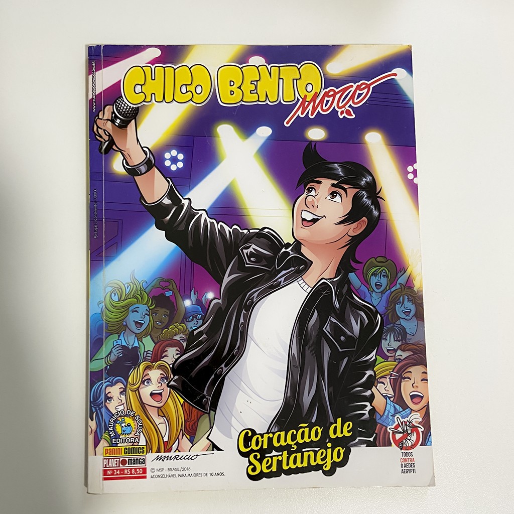Gibi Chico Bento Moço Nº 34 Coração de Sertanejo Panini 2016 HQ Original