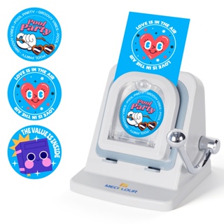 MECOLOUR Cortador 54mm Cinza de Plástico para Bottons – Compatível com Máquina de Botton 44mm em Oferta na Shopee