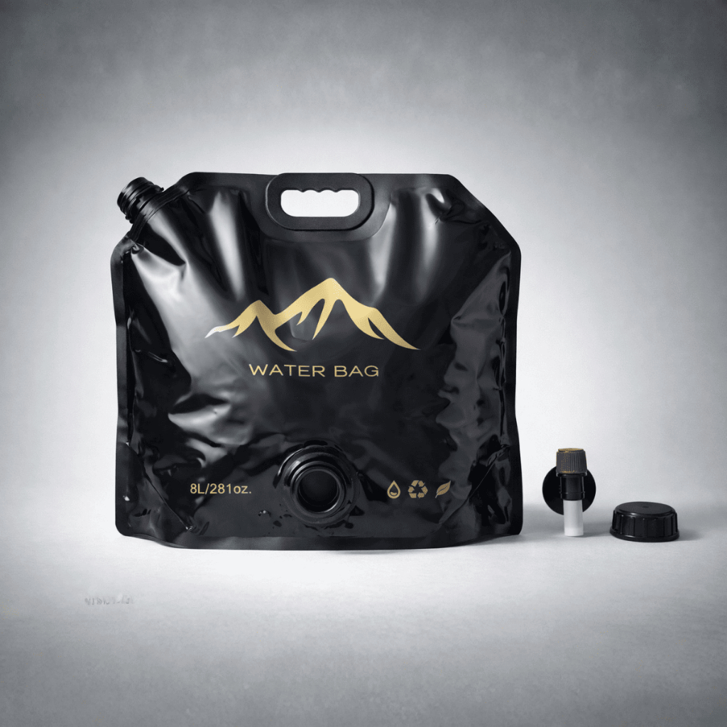 Galão Bolsa Flexível de Água 8 Litros Reutilizável Compacto e Super Resistente