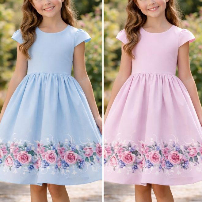 Vestido Infantil Menina Colorido Candy Natal Criança luxo Festa Temático Aniversário Menina Floral em Oferta na Shopee