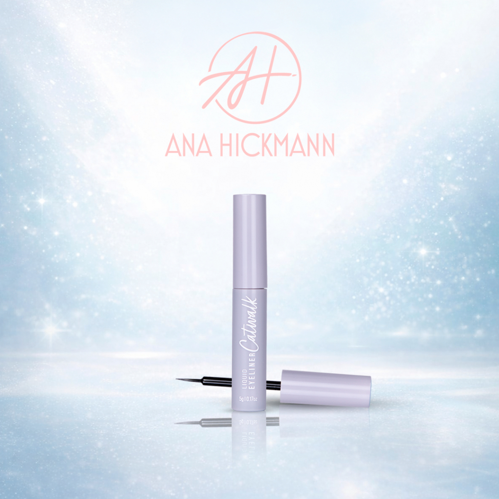 Delineador Líquido Preto Eyeliner Ana Hickmann