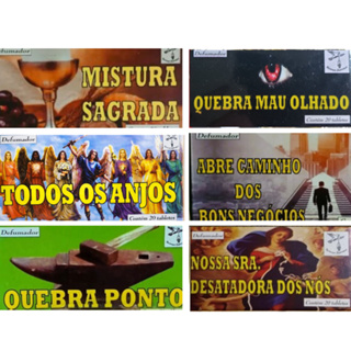 Kit com 06 caixas de Defumador_Incenso - Natureza Espiritual. São 120 tabletes para você usar. em Oferta na Shopee