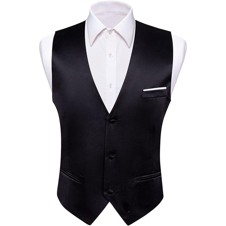 Colete Social Masculino Preto Alta Costura MAF & CO.