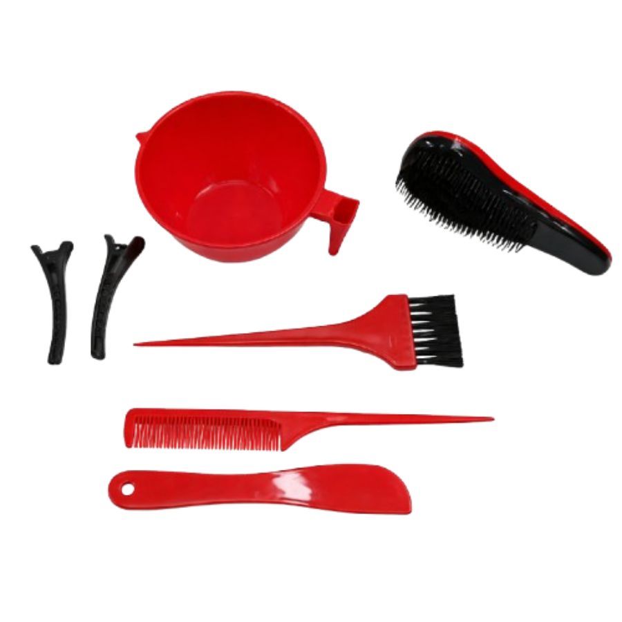 Kit Complet p Quím Pint Cabelo 1pote 2grampos 1pin