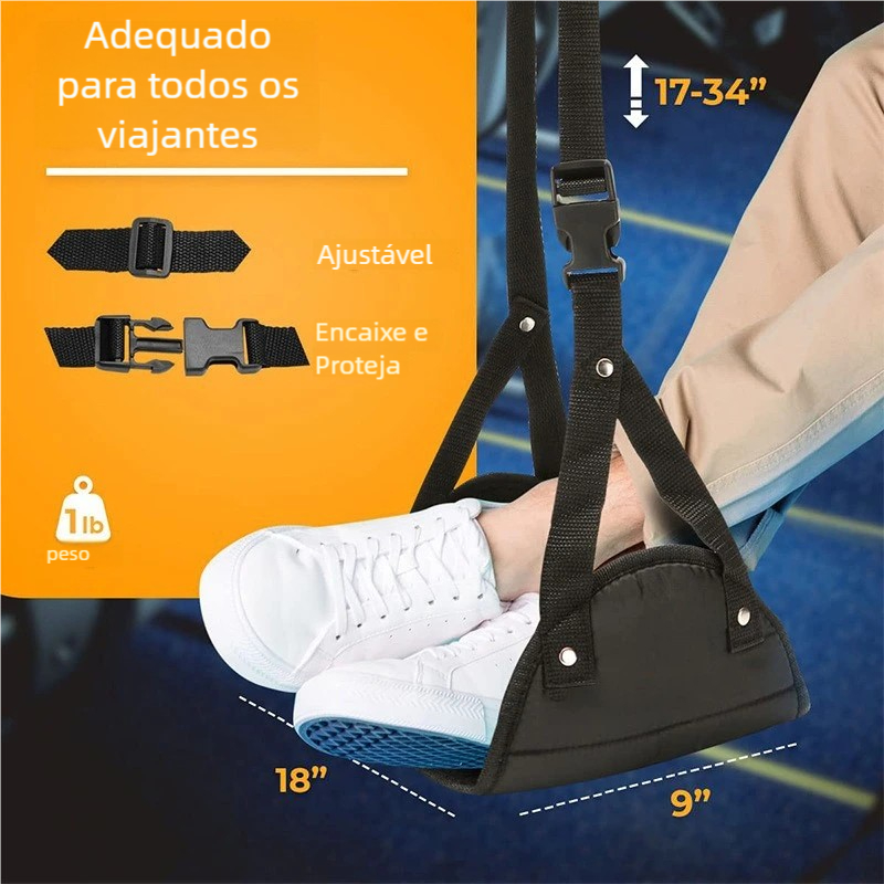Apoio de Pés Leve para Viagem - Hammock de Vôo | Almofada de Espuma Eficaz 🛍️ em Oferta na Shopee