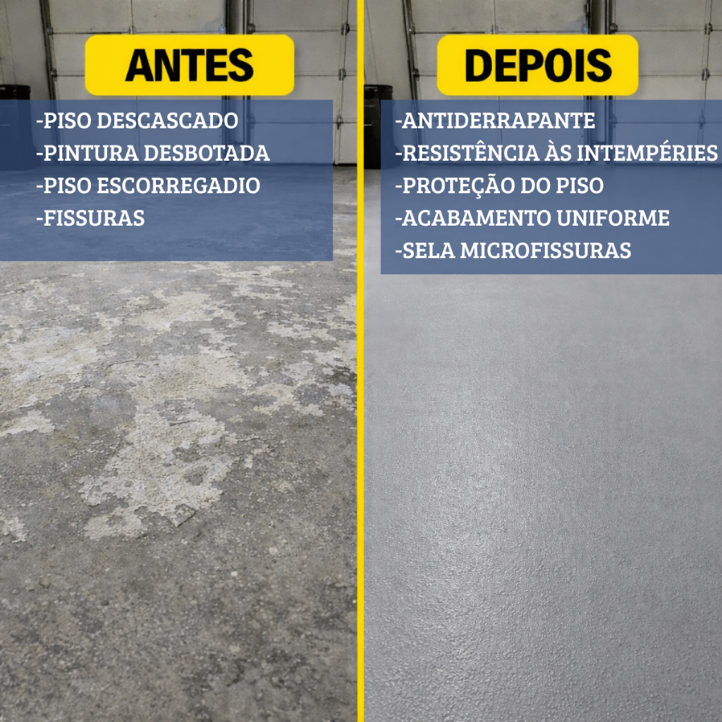 Tinta Piso Emborrachada 16L IngáFlex Antiderrapante Alta Resistência Para Garagem Quadra Calçada — imagem 2 de 2