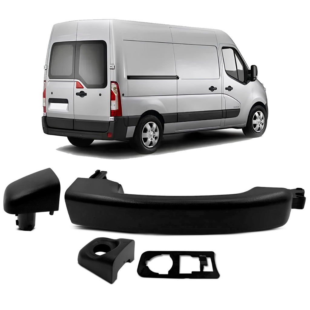 Maçaneta Externa Porta Renault Master 2010 A 2024 Preto