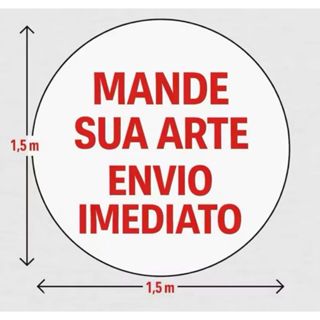 Painel Redondo em Tecido Sublimado 1,50m X 1,50m E 35 X 35 Personalizado SUA ARTE em Oferta na Shopee