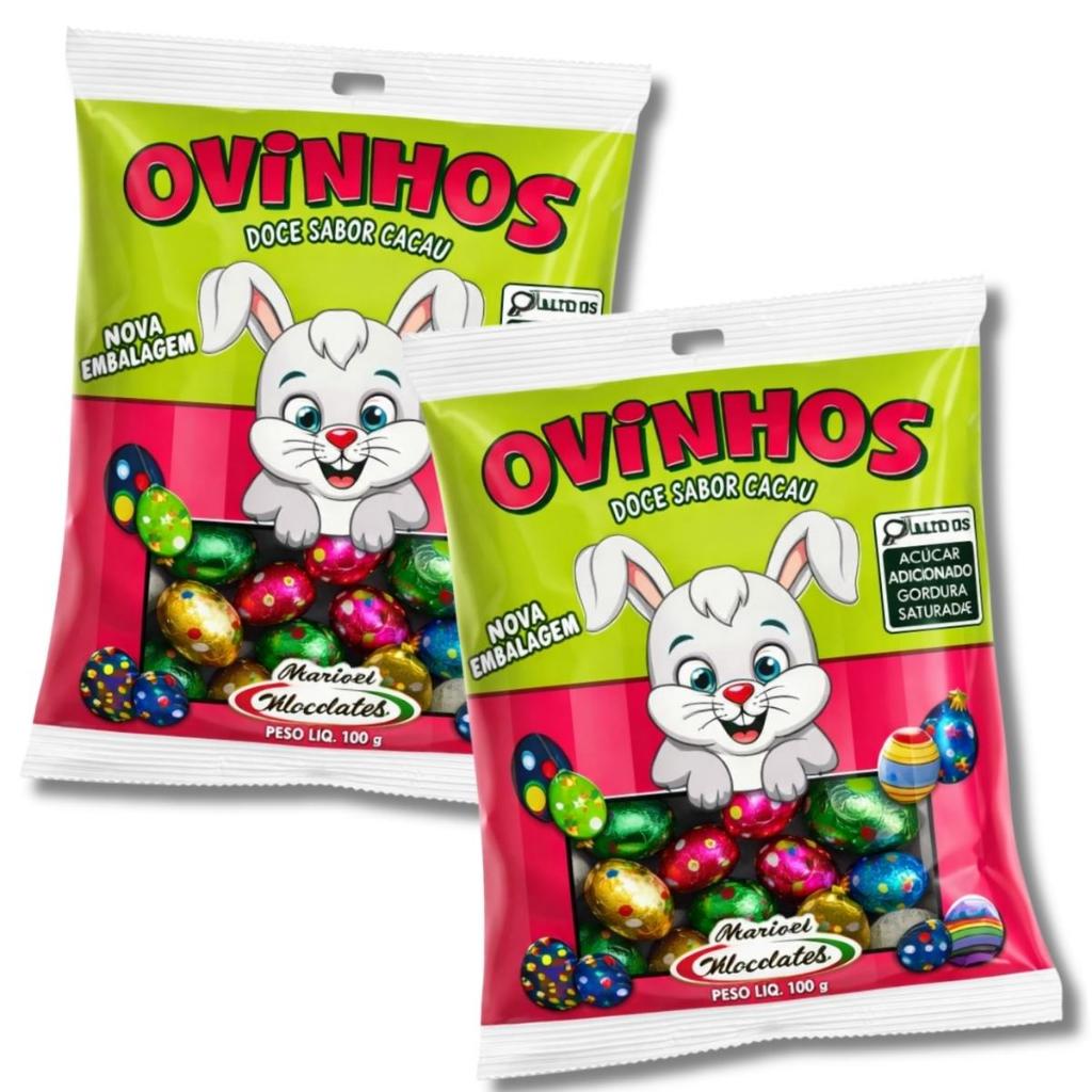 Kit C/100 Ovinhos De Páscoa Chocolate Marisbel Combo em Oferta na Shopee