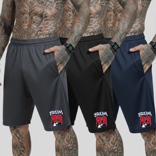 Kit 3 Shorts Masculinos Tecido Chimpa Brum 23 Estampa Basica Academia Moda Premium em Oferta na Shopee