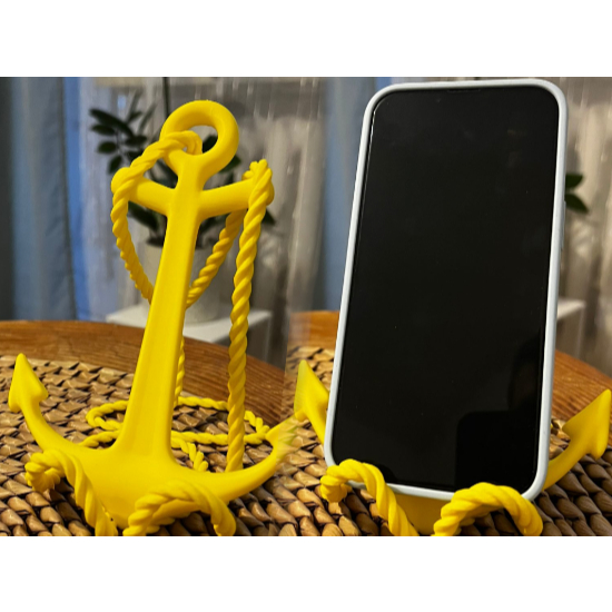 Suporte para Celular Âncora – Porta Smartphone Decorativo Náutico ⚓📱
