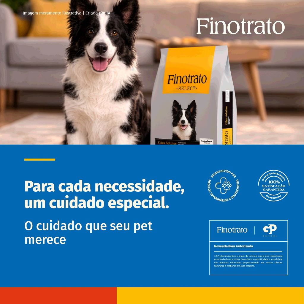 Ração Finotrato Select Premium Especial Cães Adultos Sabor Frango e Cereais 15kg