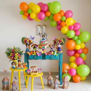 Kit Arco Desconstruído Balões Encanto Festa de Aniversario festa infantil em Oferta na Shopee