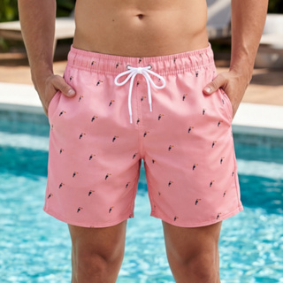 Shorts Masculino Tactel Praia Mauricinho Estampado Academia Secagem Rápida Verão em Oferta na Shopee