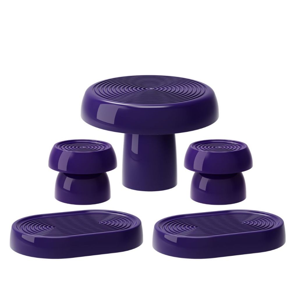 Kit Festa Com 2 Bandejas Oblonga, 1 Boleira Alegra 24 cm e 2 Mini Boleiras Alegra em Oferta na Shopee