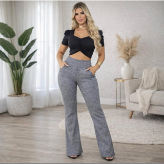 calca fler  com bolso tecido 3 d M G GG G1 G2 36/38/40/42/44/46/48/50 em Oferta na Shopee