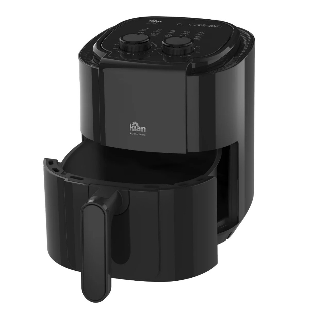 KIAN FRITADEIRA ELÉTRICA AIR FRYER SEM OLEO ANTIADERENTE 127V 1200W AF-105 3,5 LITROS