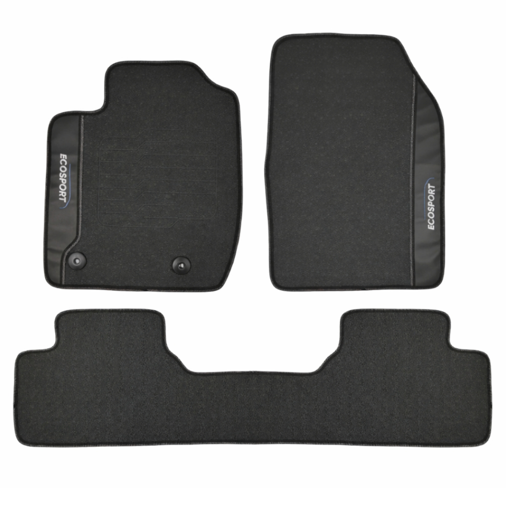 Tapete Ecosport Borracha Tapete para Ecosport Preto Tapete Ford Ecosport Impermeável 2013 a 2021