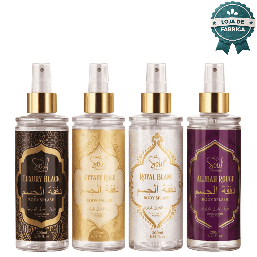 Body Splash Árabe Importado Luxury Attaff Rose Royal Blanc Allibah Rouge Perfumes em Oferta na Shopee