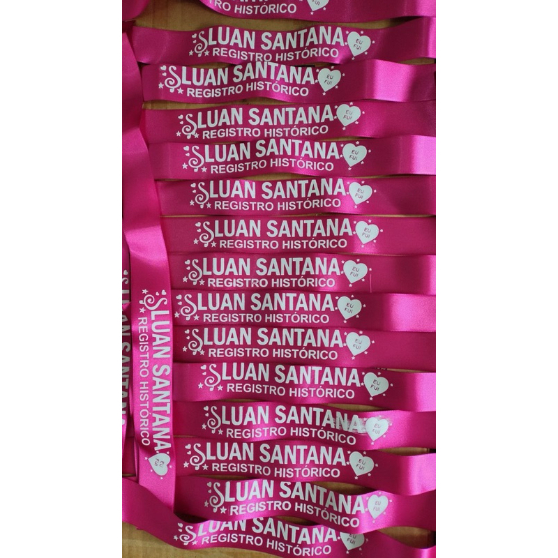 1 HeadBand Faixa de Cabeça - Luan Santana (Registro Histórico) / SHOWS / EVENTOS / ANIVERSÁRIO