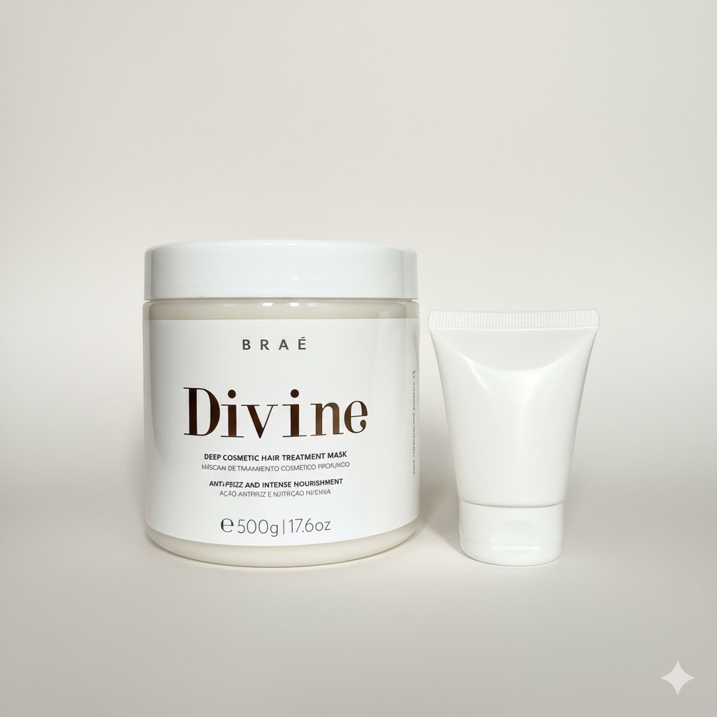 TRATAMENTO CAPILAR MÁSCARA DIVINE|TAMANHO VIAGEM|BISNAGA 30G