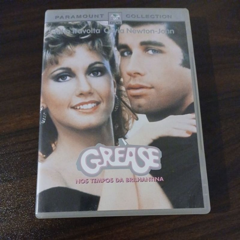 Grease Nos Tempos Da Brilhantina - John Travolta & Olivia Newton-John - DVD Original