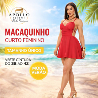 Macaquinho Curto Alfaiataria - GABI em Oferta na Shopee