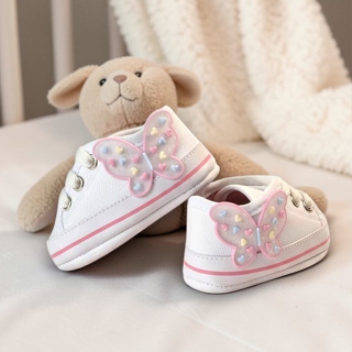 Tenis de bebe menina Borboleta - jardim encantado - RN - 12M em Oferta na Shopee
