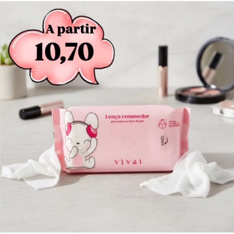 Lenço Removedor De Maquiagem Mini - Vivai