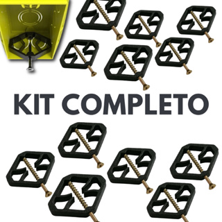 Kit Salva Caixinha De Luz Tomada Interruptor Elétrico Reparo Instalação Salva Caixas de Parede em Oferta na Shopee