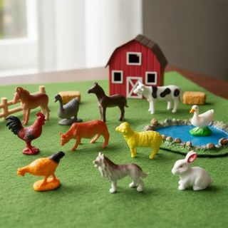 Animais da Fazenda Dinossauros Animais Marinho Brinquedo Maquete Animais Dutoys