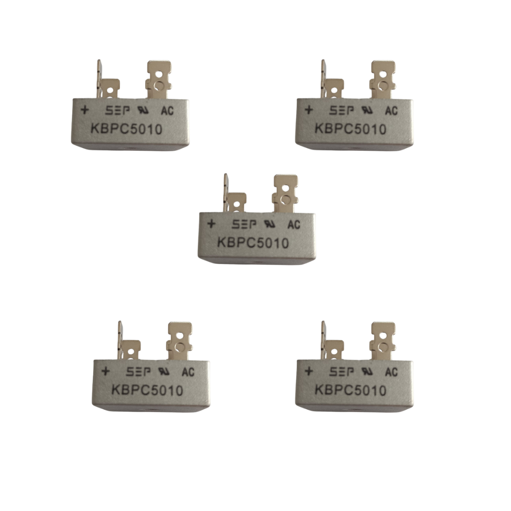 Kit 10 Peças Ponte Retificadora KBPC5010 50A 1000V Diodo Original Novo SEP -Fonte de alimentação-Circuito eletrônicos pr