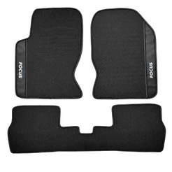 Tapete Focus Borracha SE 1998 a 2012 2013 2014 3 Peças Bordado Premium Impermeável Personalizado