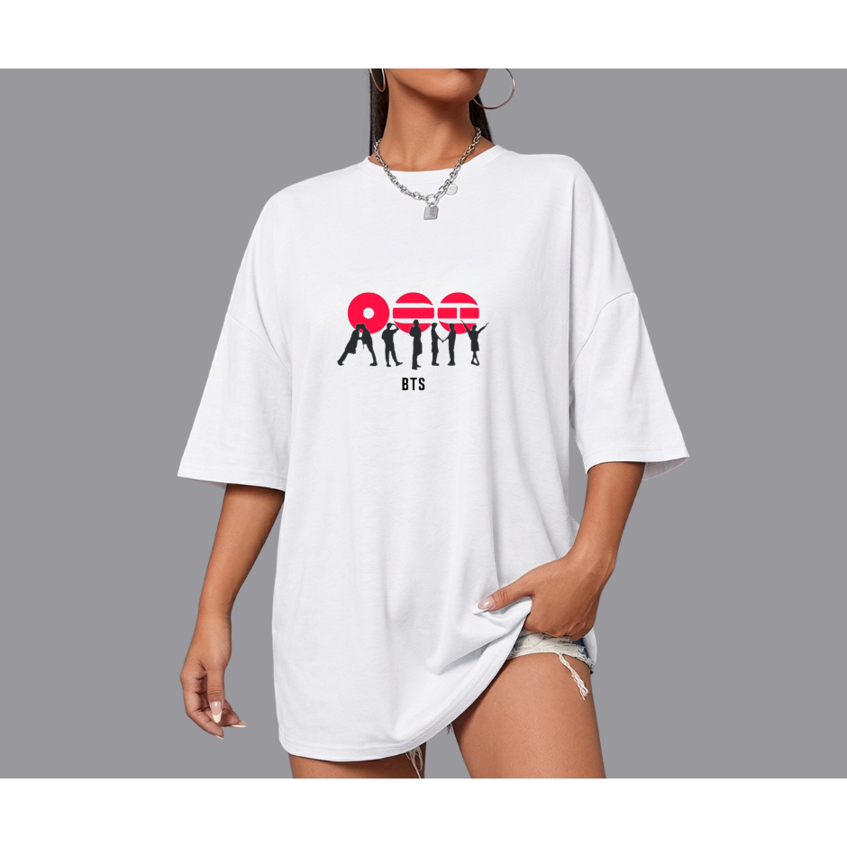 Camiseta BTS Estampada Conforto e Estilo K-pop camiseta unissex bts fã club blusa bts T-shirt bts