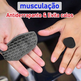 Luvas de Academia para Musculação Treinar Barras Halteres-Antiderrapante Silicone Grip Protetor-Prevenir Calos-Unissex em Oferta na Shopee