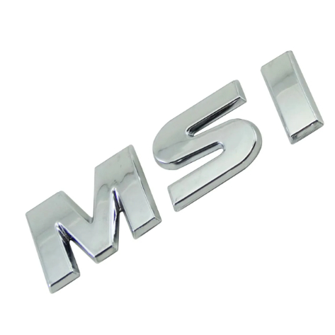 Emblema Msi Pequeno Fox Gol Voyage Polo G5 G6 Cromado Cromado 130970