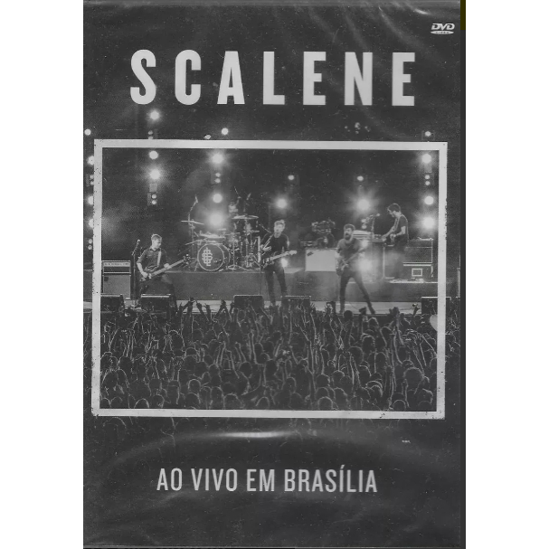 Dvd Scalene - Ao Vivo Em Brasília POP ROCK ORIGINAL Lacrado
