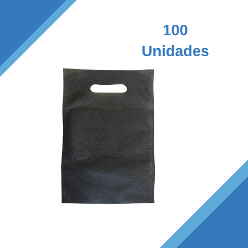 Kit 100 Lixeira para Carro 18X28 TNT 45g Lisa | Lixo Automotivo Resistente Veicular Portátil