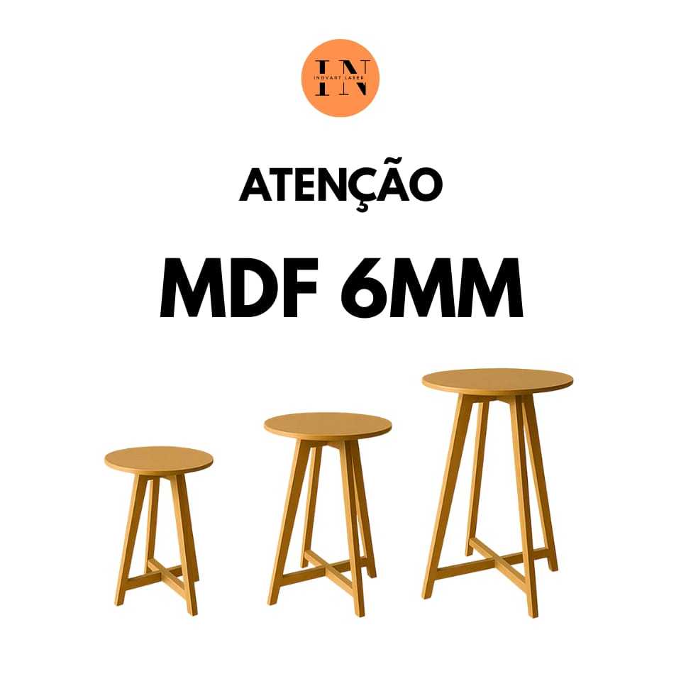 Kit Mesa Redonda Triangular Mdf 6MM Decorativa Trio Mesinhas Pegue e Monte Decoração Festa Decorativa MDF Desmontável em Oferta na Shopee