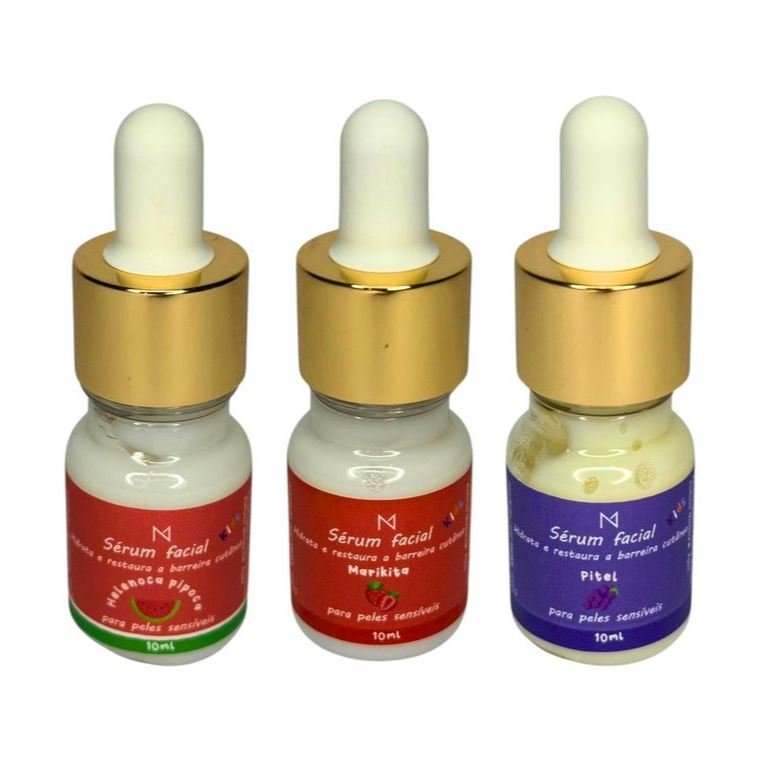 Sérum  KIDS (3 aromas) Hidratante suave, Ecológico, Pele sensível, Skincare criança 10ml Majestic