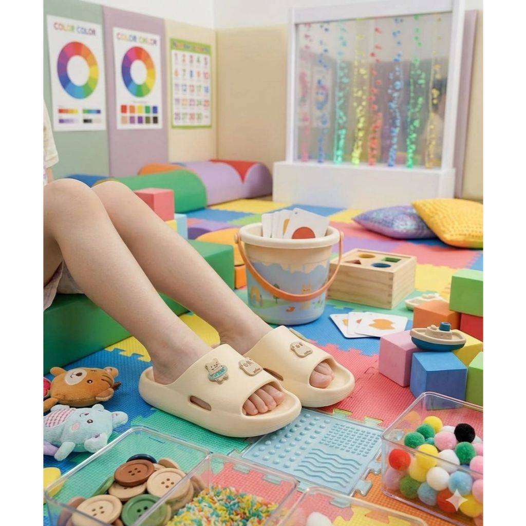 Chinelo Sandália Meninas Feminino Fofo Estampado Casual Confortável Escolar