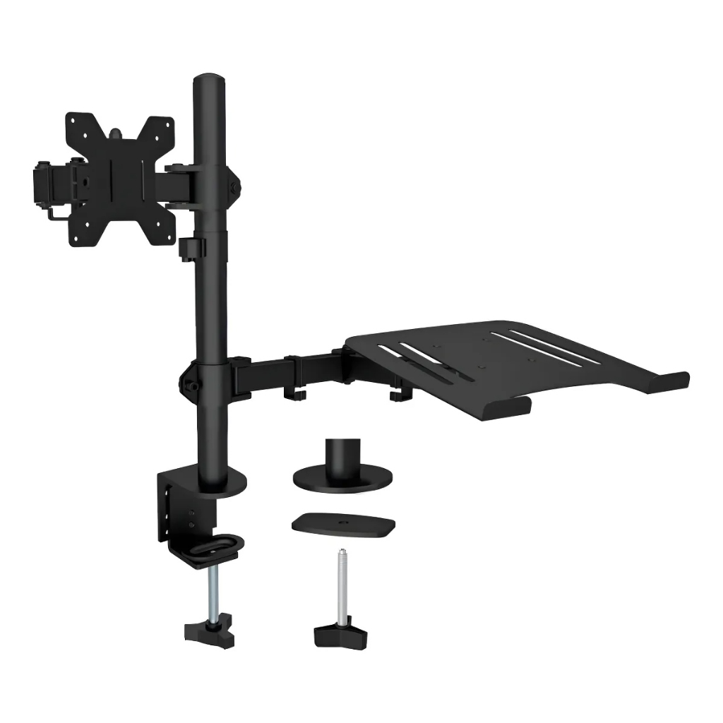 Suporte Articulado Para Monitor e Notebook Máximo 400MM 8KG Rotação 360°