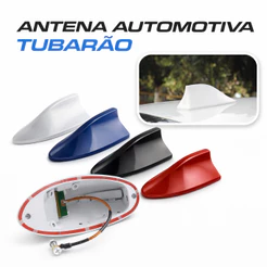 Antena Automotiva 6,0dB Rádio De Barbatana De Tubarão Carro Sinal FM Para Carros de Teto Curvado Decoraçao Carpei