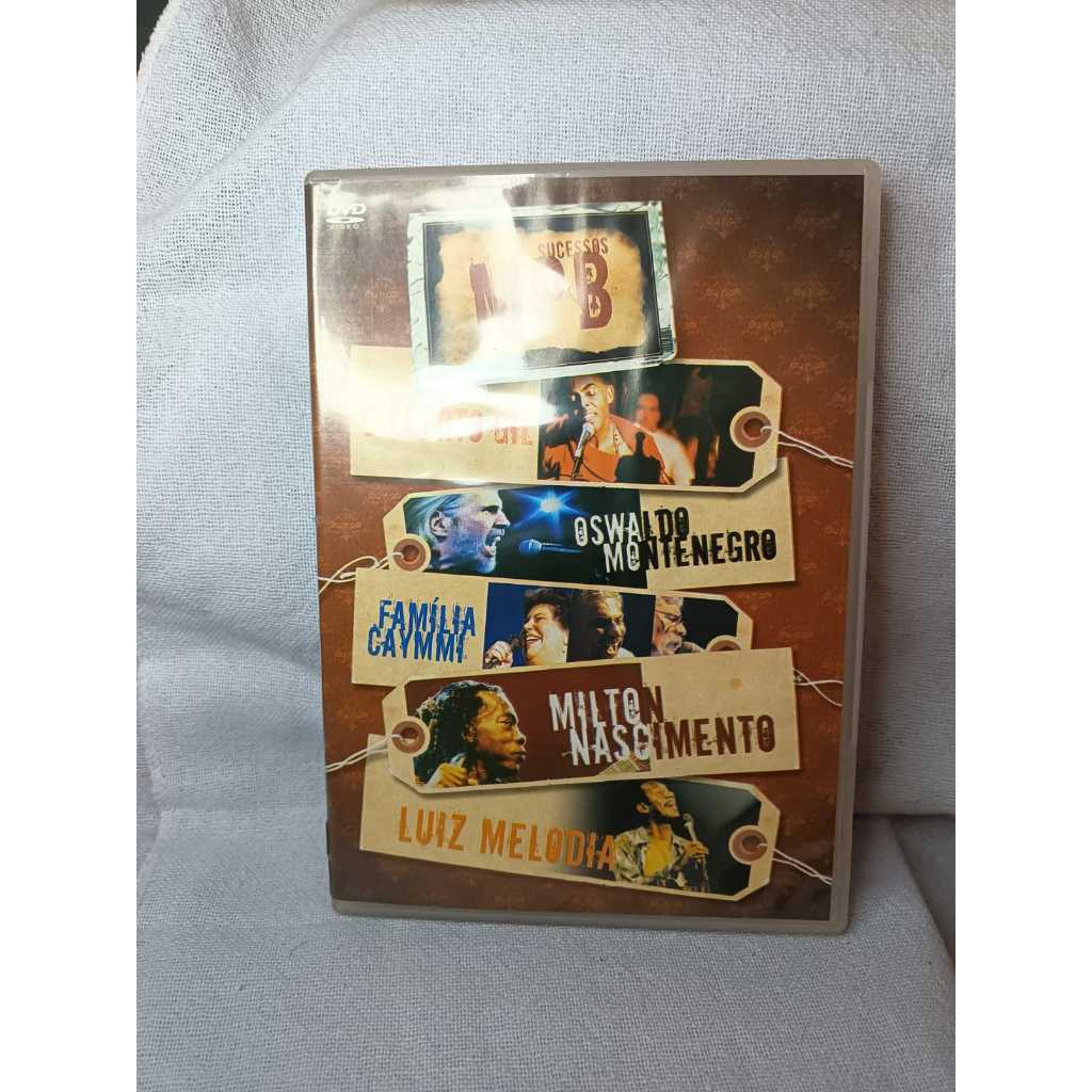 DVD - Sucessos MPB - Gilberto Gil - Oswaldo Montenegro - Família Caymmi - Milton Nascimento