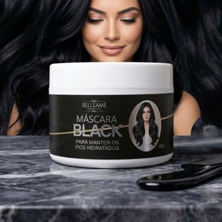 Tonalizante Preto Intenso - S/ Amônia - Resultado 100% Natural BELLEAME (EMBALAGEM NOVA ) em Oferta na Shopee