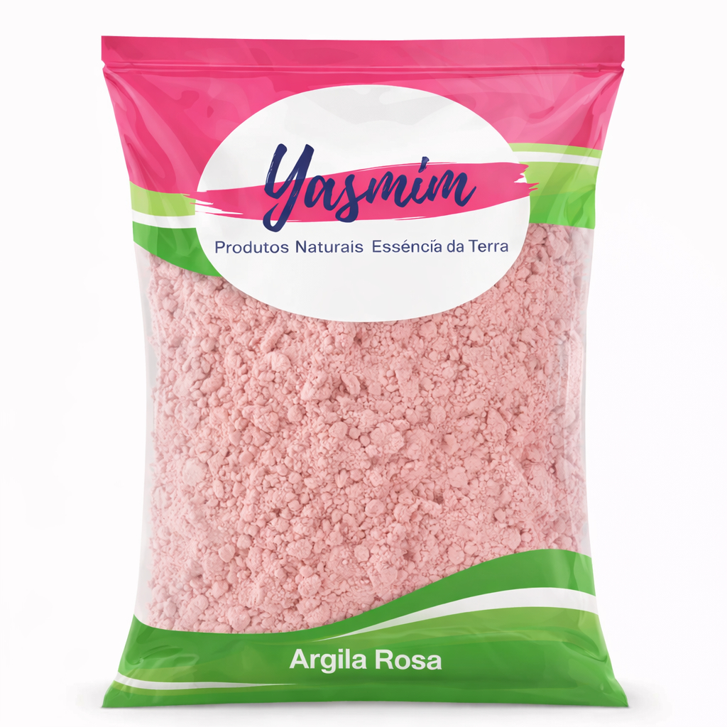 ARGILA ROSA 1KG 100% Natural – Produto Natural Selecionado
