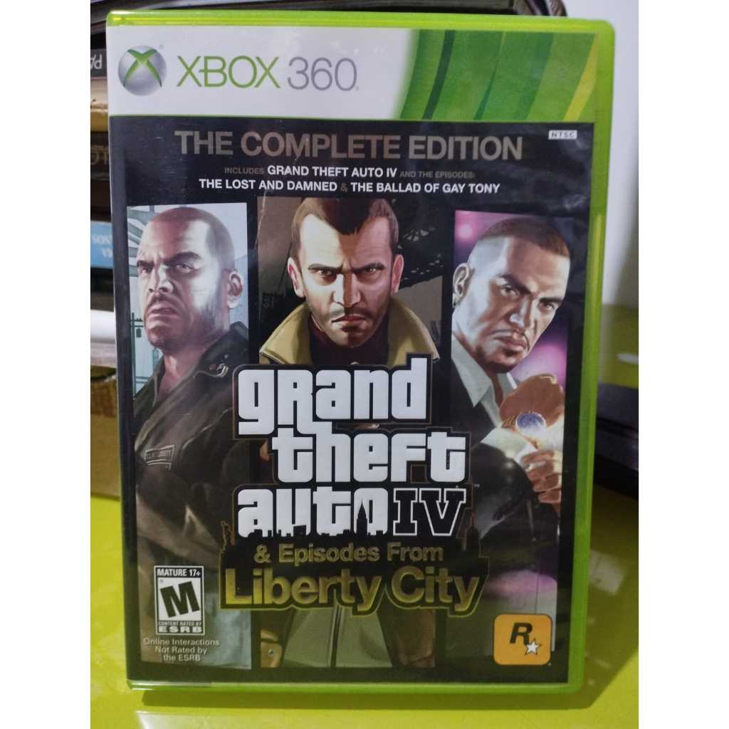 Gta 4 complete edition Gta IV xbox 360 midia fisica original
