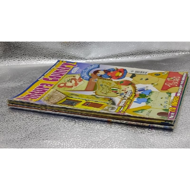 Revista Pintura Em Madeira Country [Combo Com 3 Unidades]