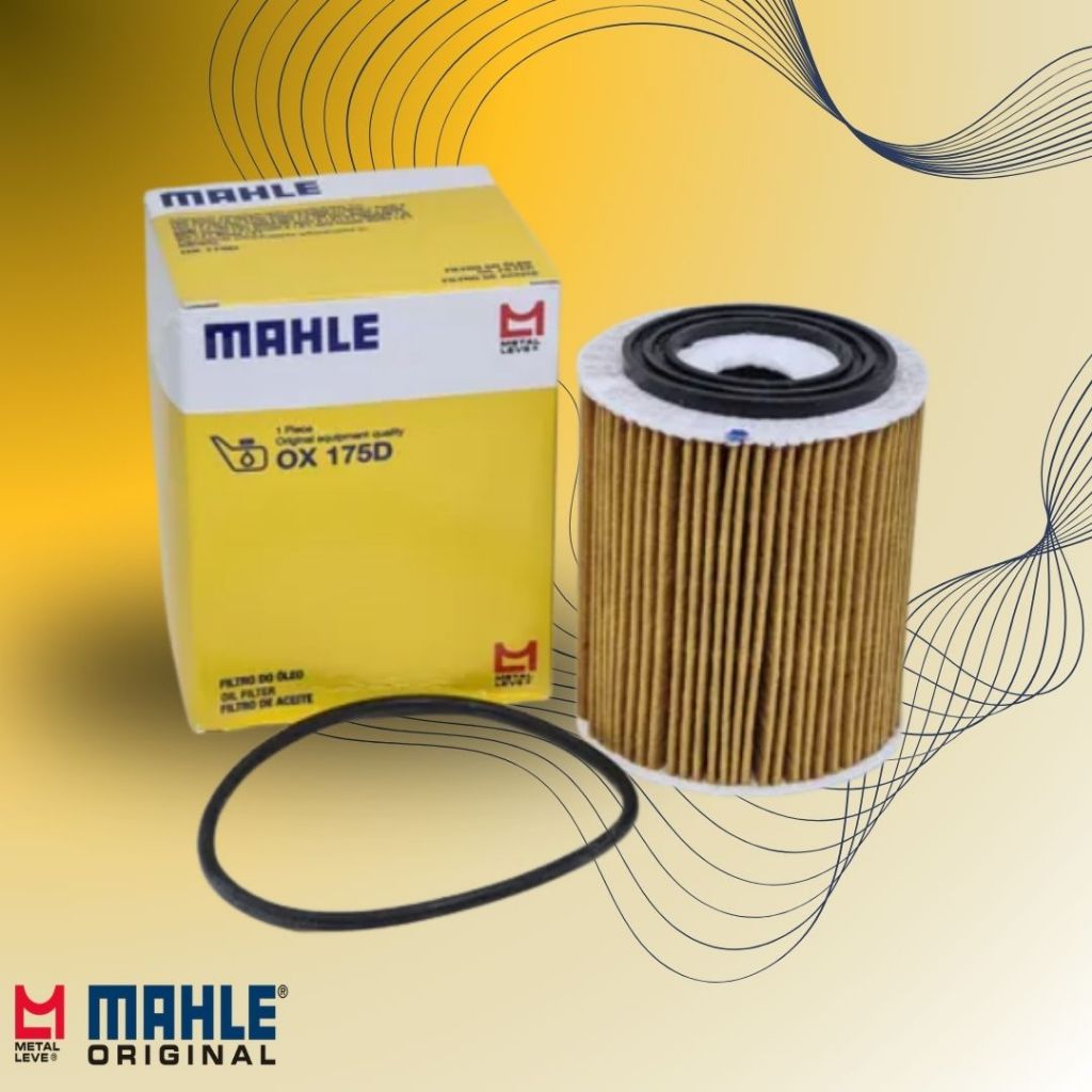 FILTRO DE ÓLEO LUBRIFICANTE OX175D MAHLE - ARGO/DOBLO/IDEA/PALIO/PUNTO/SIENA/STRADA/TORO/RENEGADE